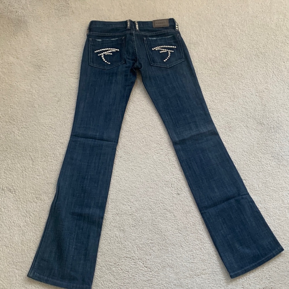 Frankie B 4 Dark Wash Flare Jeans